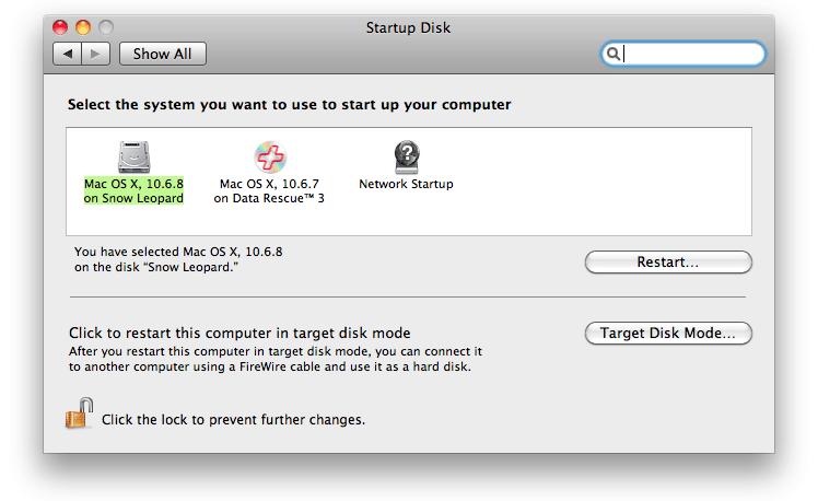 You can also open your system preferences/startup disk and select the boot device then restart your Mac.