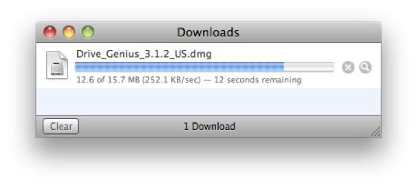 Download the Drive Genius 3 .dmg file.