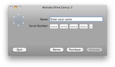 For the last step, enter your name and serial number to complete activation.