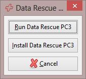 Once the burn process is complete, then you can either run/install Data Rescue PC3 or boot with the disc to start your PC.