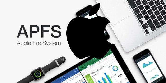 Mac high sierra apple file system update.